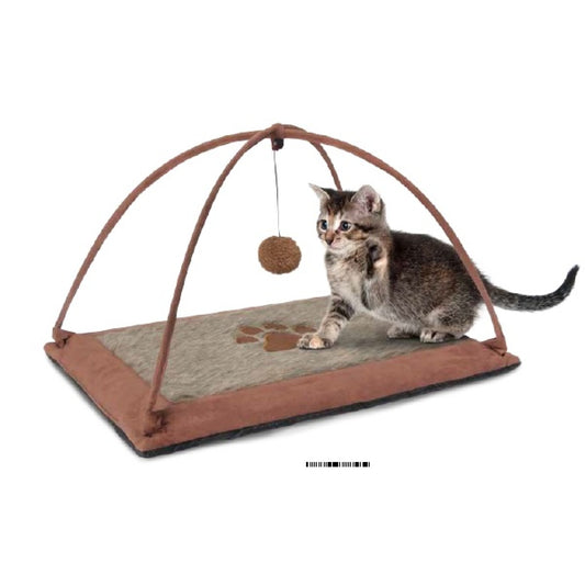 Cat Scratcher with Hanging Toy