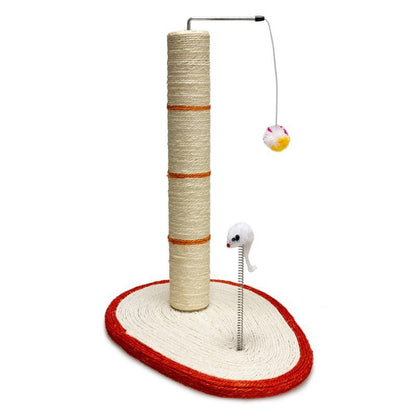 Scratching Post With Toy And Ball